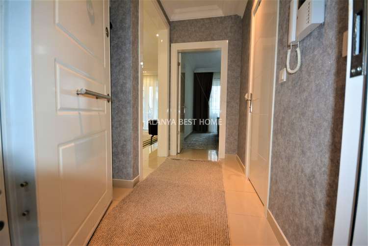 KESTEL'DE DENİZE 100 MT MESAFEDE AKTİVİTELİ SİTE İÇERİSİNDE 2+1 EŞYALI DAİRE