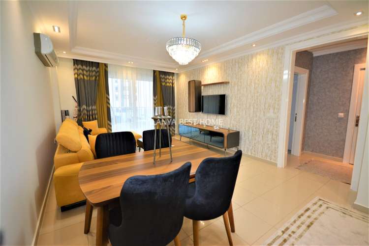 KESTEL'DE DENİZE 100 MT MESAFEDE AKTİVİTELİ SİTE İÇERİSİNDE 2+1 EŞYALI DAİRE