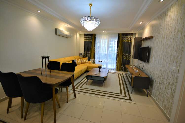 KESTEL'DE DENİZE 100 MT MESAFEDE AKTİVİTELİ SİTE İÇERİSİNDE 2+1 EŞYALI DAİRE