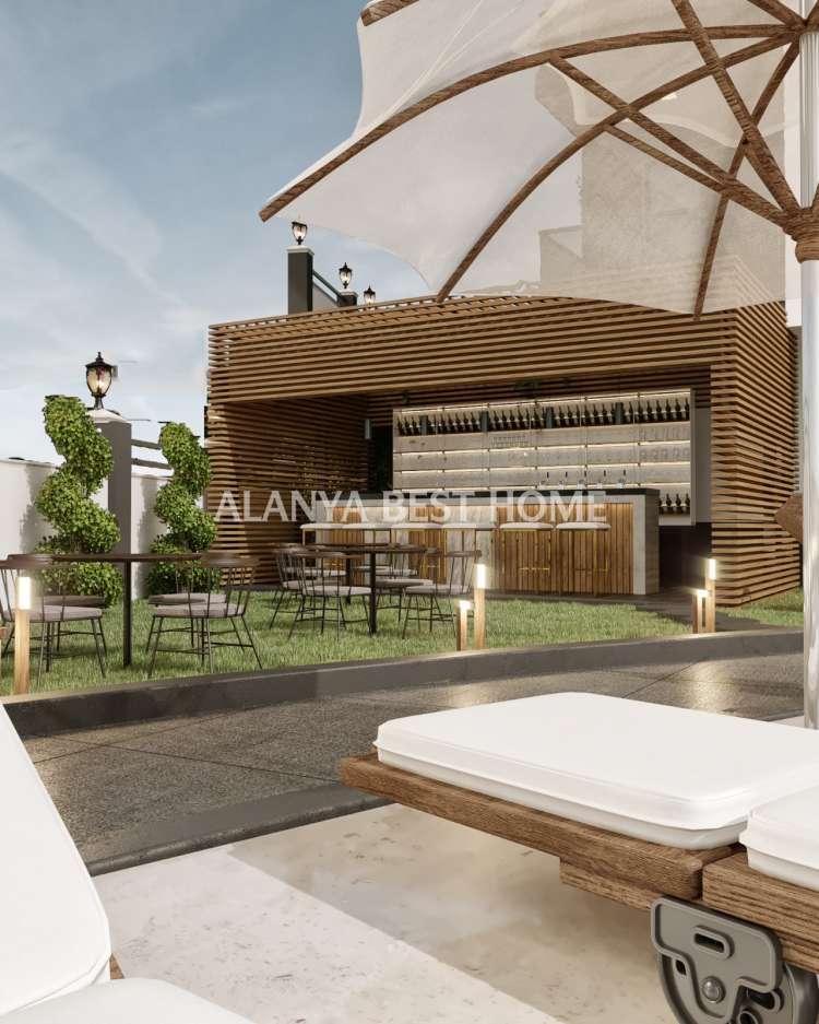 AVSALLAR'DA İNŞAATI DEVAM ETMEKTE OLAN FULL AKTİVİTELİ PROJEDE 1. KAT 1+1 SATILIK DAİRE