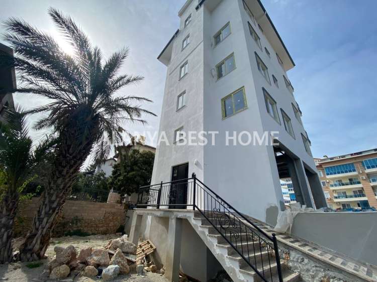 KESTEL'DE DENİZE 300 MT MESAFEDE TEK BLOK SIFIR EŞYALI DENİZ MANZARALI 1+1 SATILIK SIFIR DAİRE