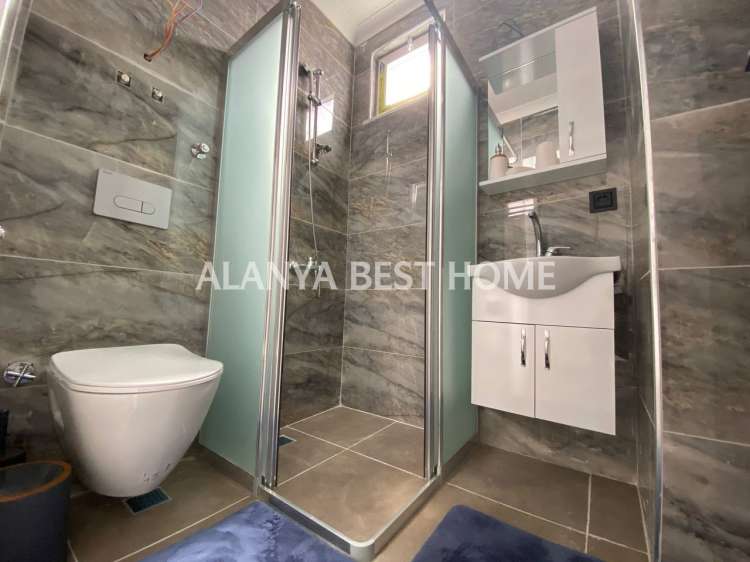 KESTEL'DE DENİZE 300 MT MESAFEDE TEK BLOK SIFIR EŞYALI DENİZ MANZARALI 1+1 SATILIK SIFIR DAİRE