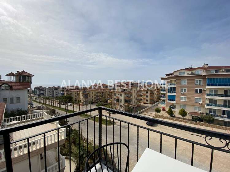 KESTEL'DE DENİZE 300 MT MESAFEDE TEK BLOK SIFIR EŞYALI DENİZ MANZARALI 1+1 SATILIK SIFIR DAİRE