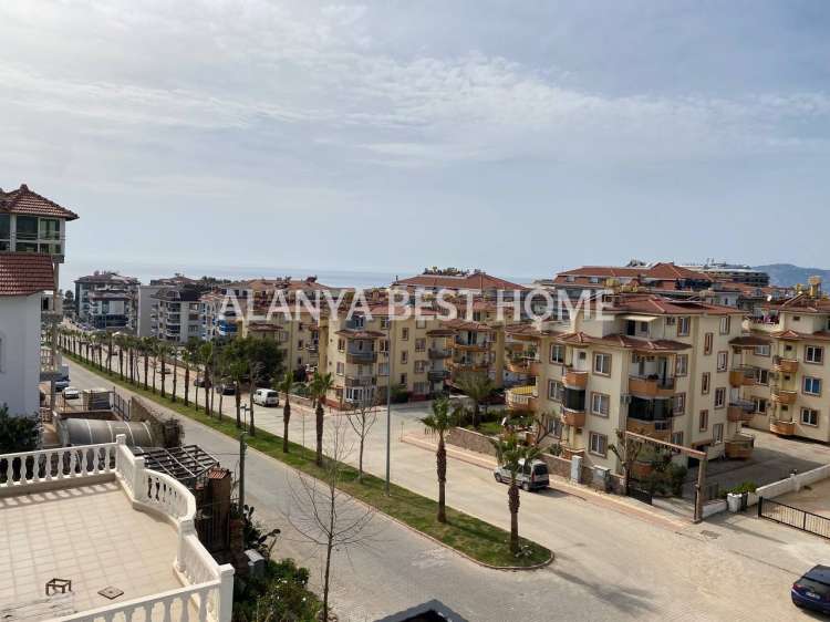 KESTEL'DE DENİZE 300 MT MESAFEDE TEK BLOK SIFIR EŞYALI DENİZ MANZARALI 1+1 SATILIK SIFIR DAİRE